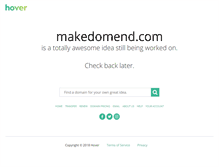 Tablet Screenshot of makedomend.com